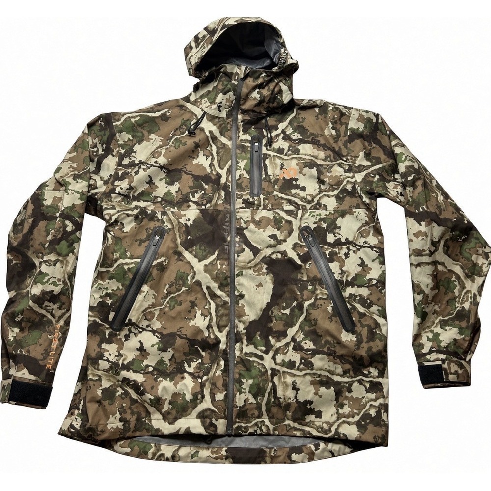 Firstlite SEAK Stormtight Rain Jacket Hunting Outdoors Size XXL Camo EUC